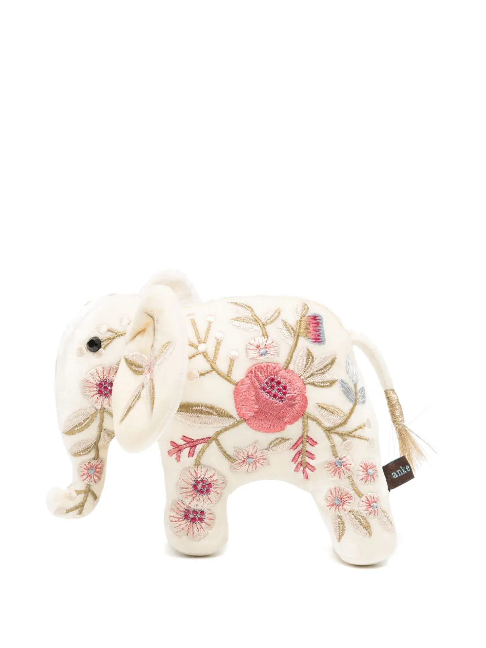 Anke Drechsel mini elephant embroidered soft toy |  Decorative Accessories | Image 2