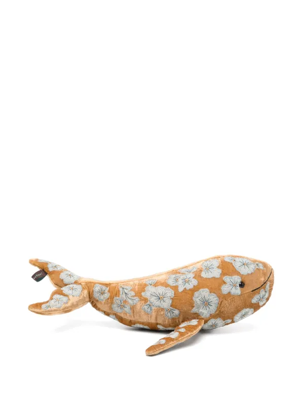 Anke Drechsel Whale Embroidered Soft Toy | Brown | FARFETCH