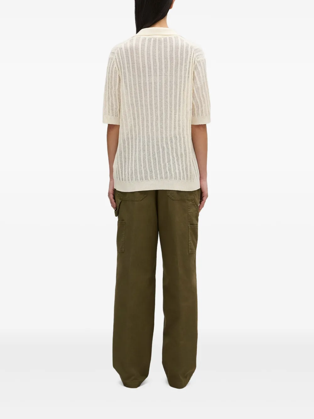 ASPESI Polotop met korte mouwen Beige