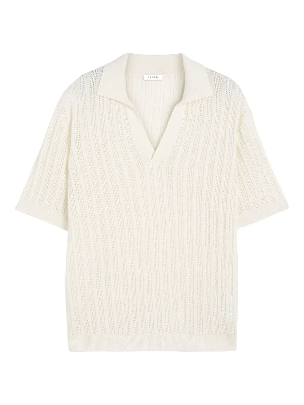 ASPESI Polotop met korte mouwen Beige