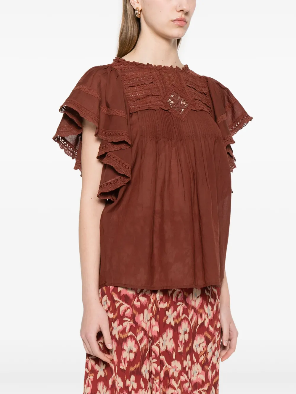 Vanessa Bruno Calisson blouse Bruin