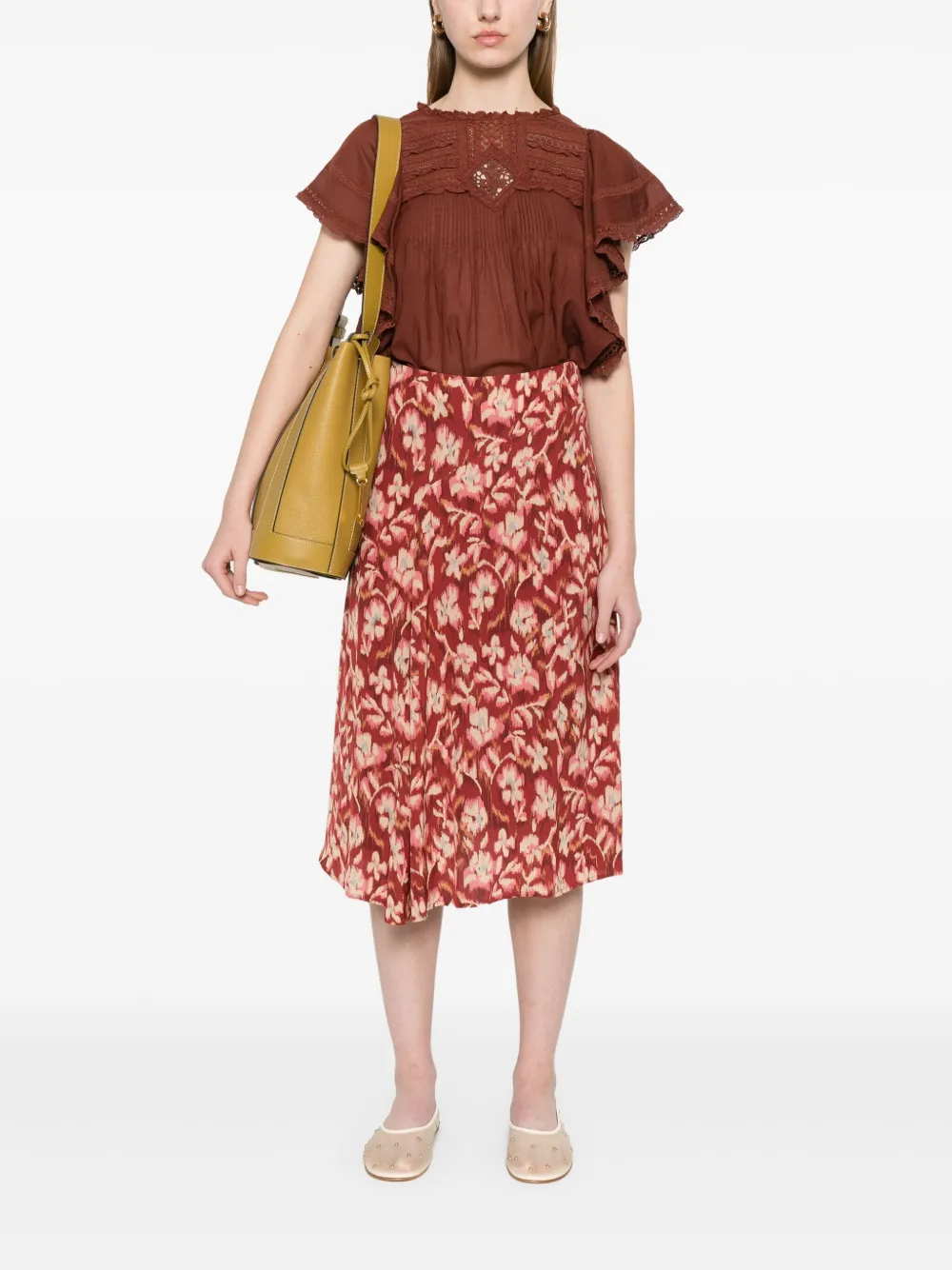 Vanessa Bruno Calisson blouse - Bruin