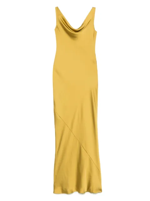 Norma Kamali satin-finish dress