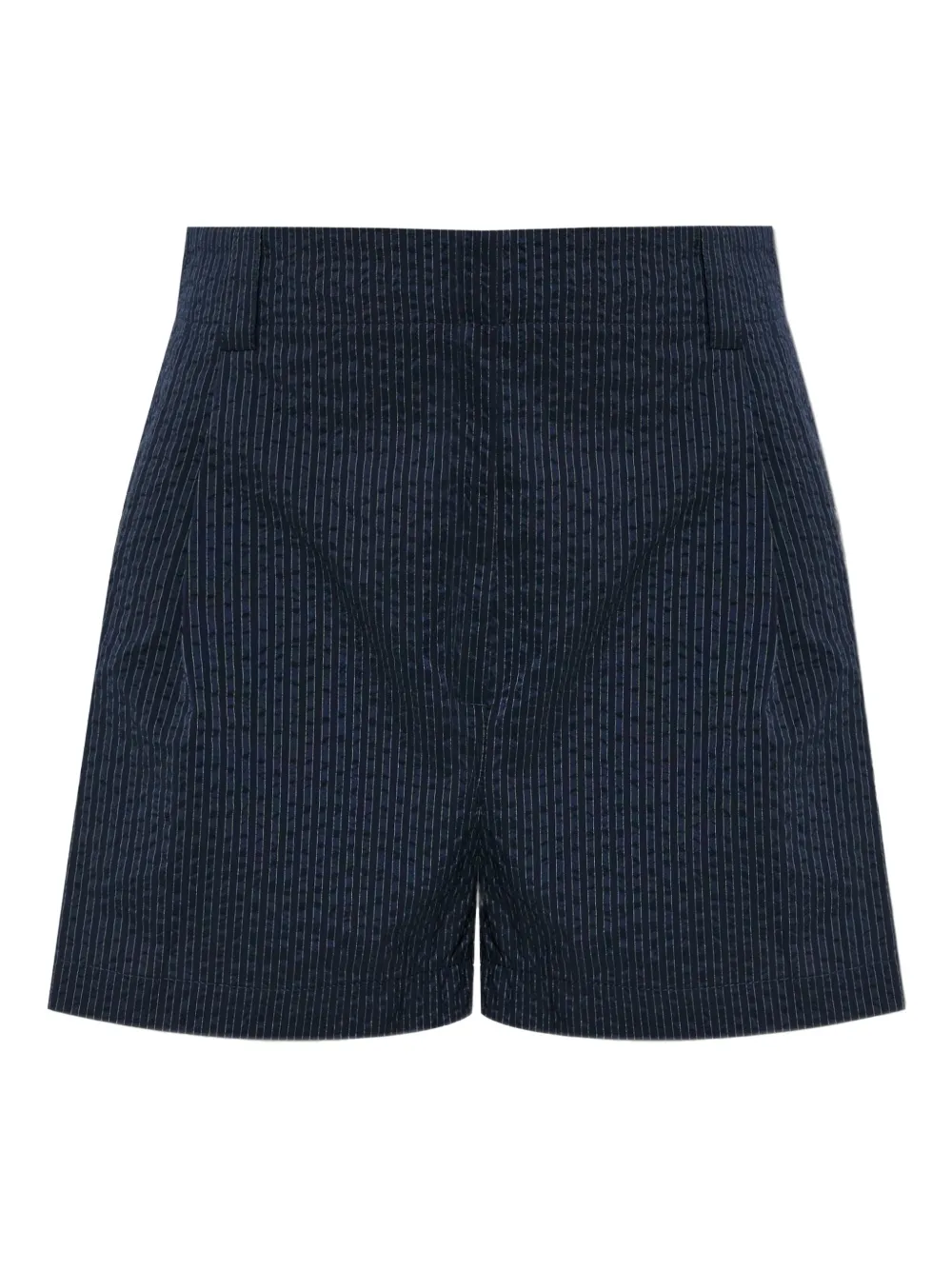 Maison Kitsuné Shorts met logopatch Blauw