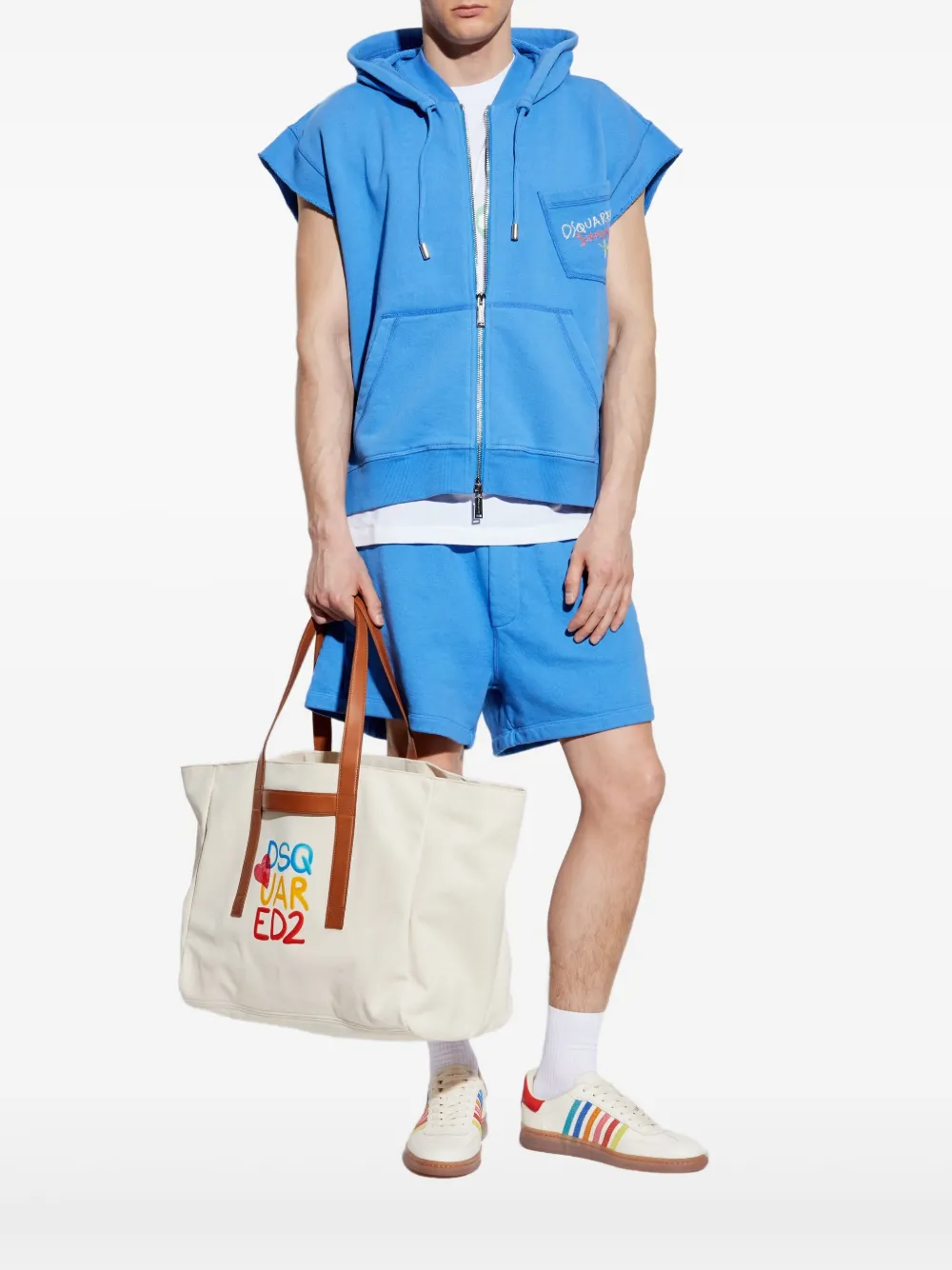 DSQUARED2 Summer Lovers tanktop - Wit