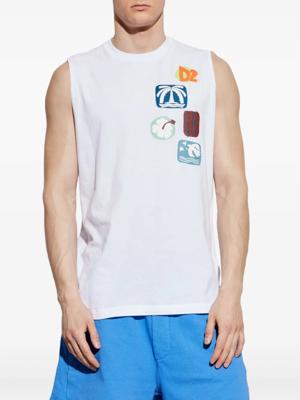 Shop Dsquared2 Summer Lovers Tank Top