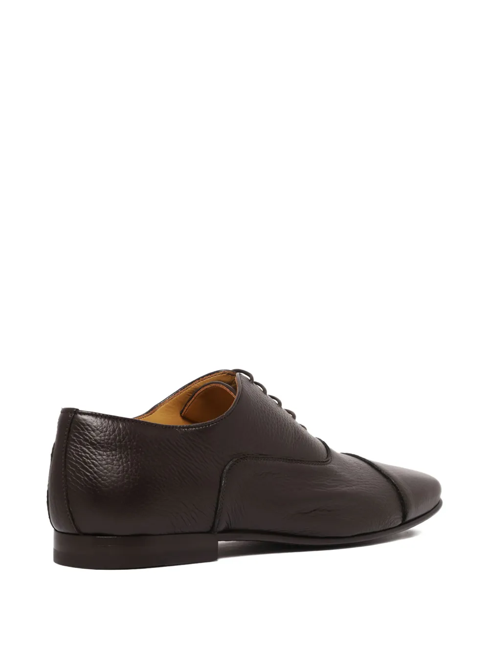 Amedeo Testoni leather lace-up shoes Brown