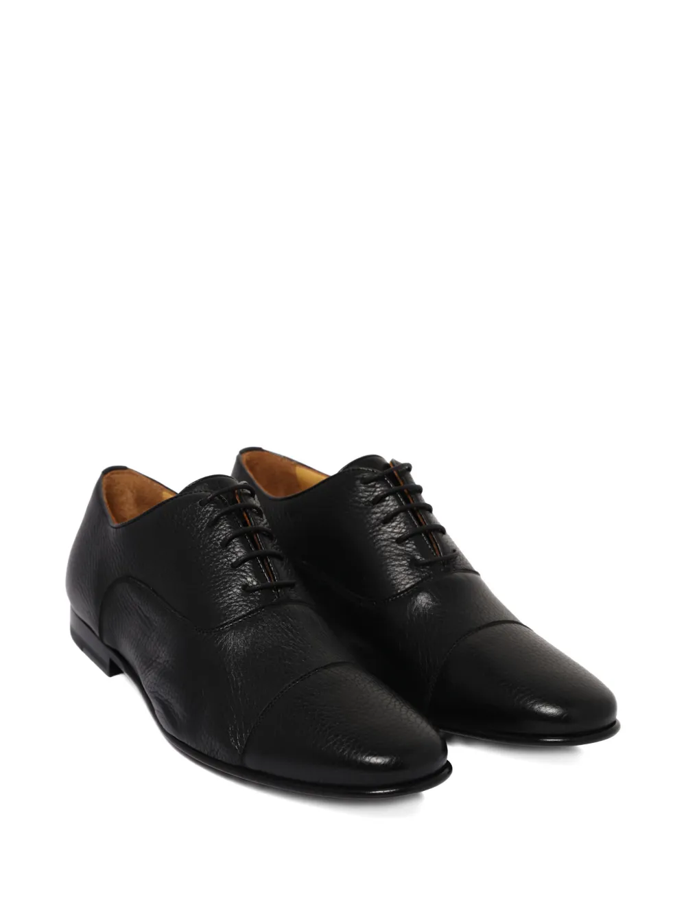 Amedeo Testoni leather lace-up shoes - Zwart