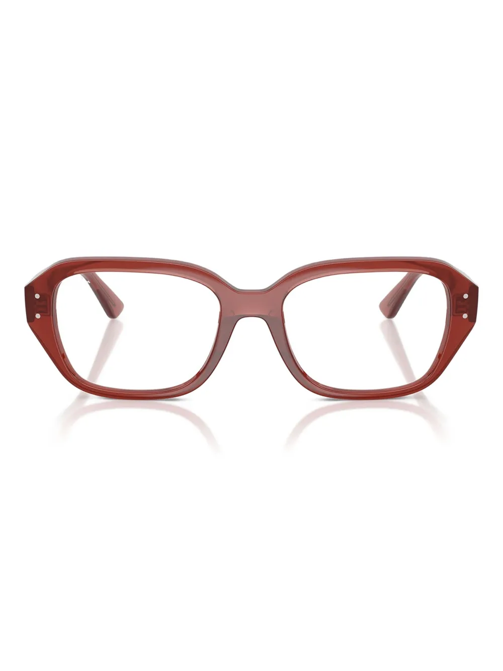Ray-Ban スクエア眼鏡フレーム - ブラウン Ray-Ban スクエア眼鏡フレーム - ブラウン