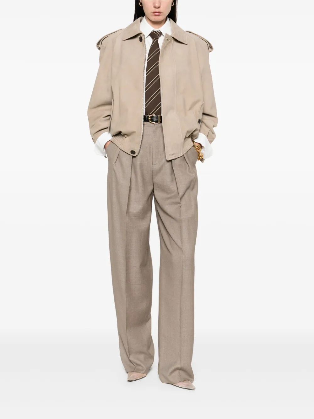 Saint Laurent wool trousers | High-Waisted Trousers | Image 2
