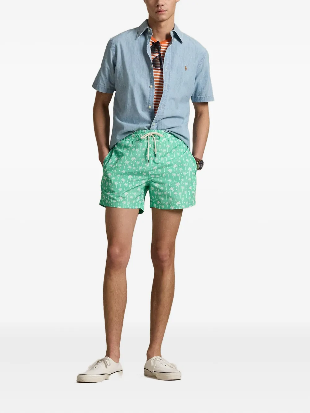 Polo Ralph Lauren Palm Tree swim shorts | Swim & Board Shorts | Image 2