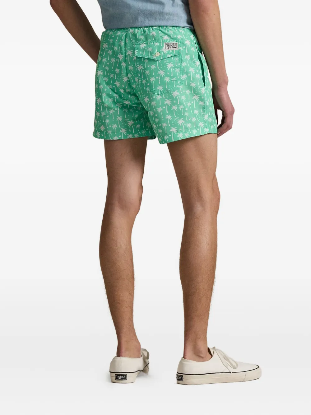 Polo Ralph Lauren Zwembroek met palmboomprint Groen