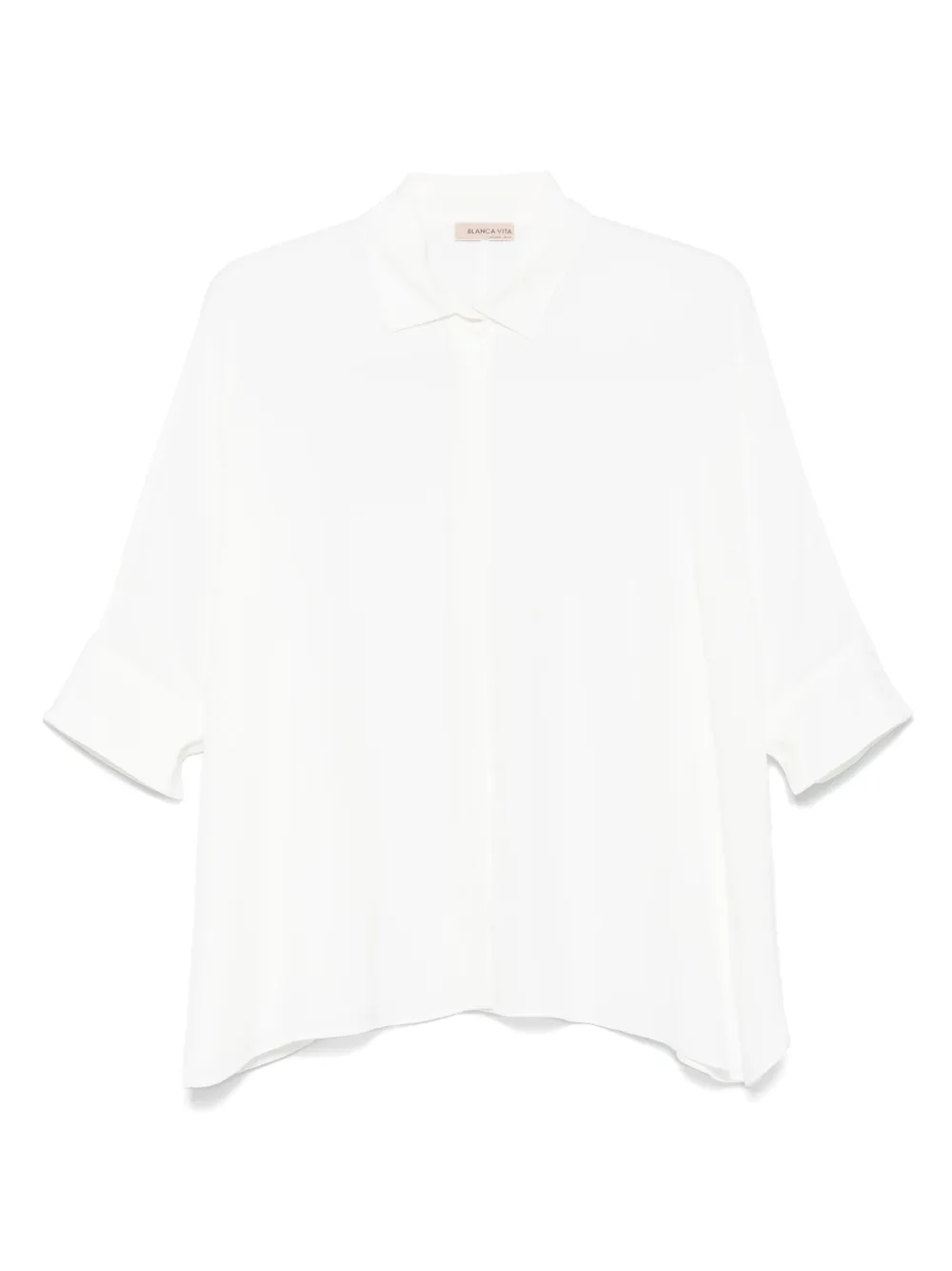 Blanca Vita Blouse met vleermuismouwen Wit
