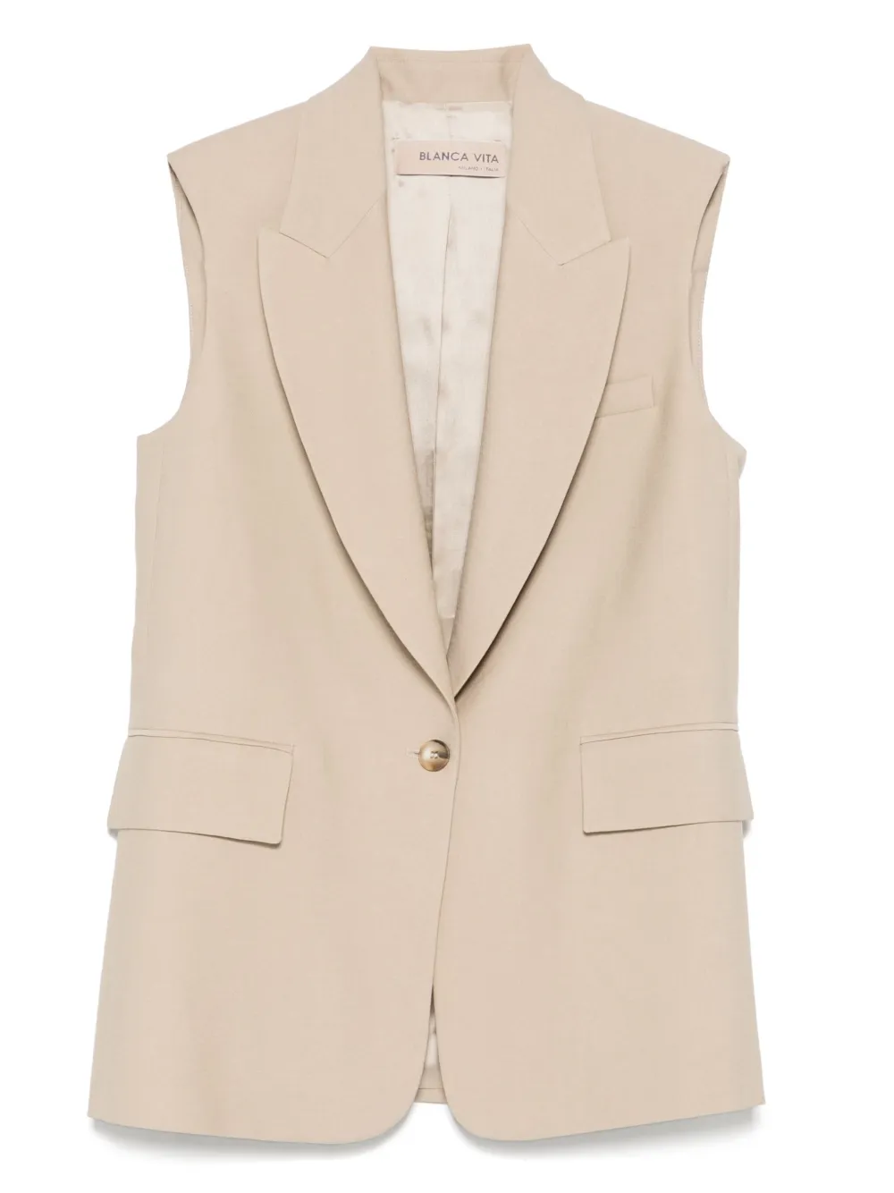 Blanca Vita Gelly gilet Beige