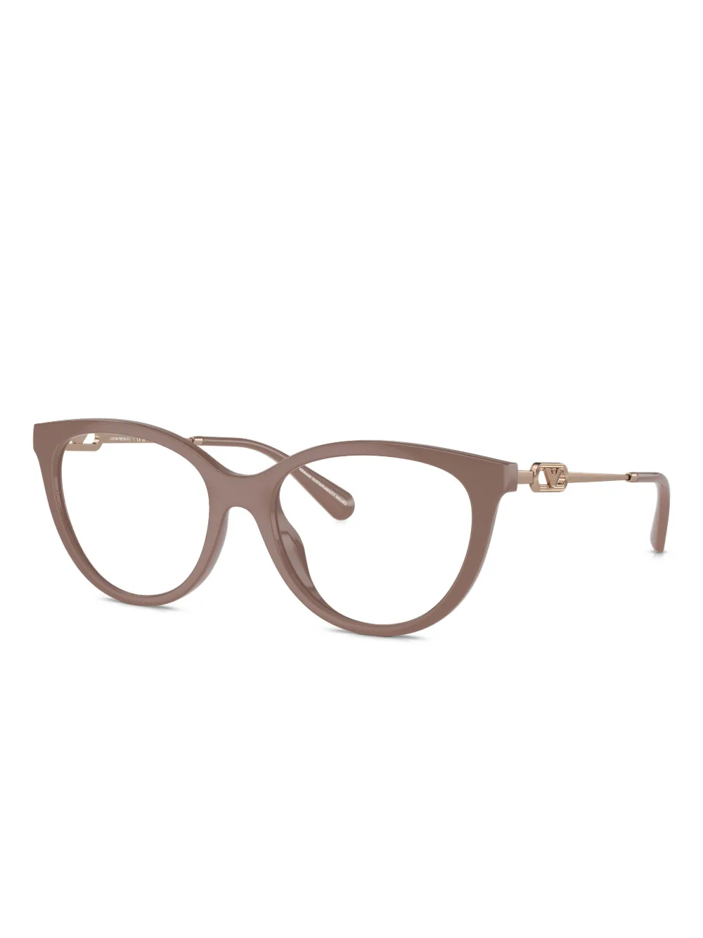 Emporio Armani Bril met cat-eye montuur Bruin