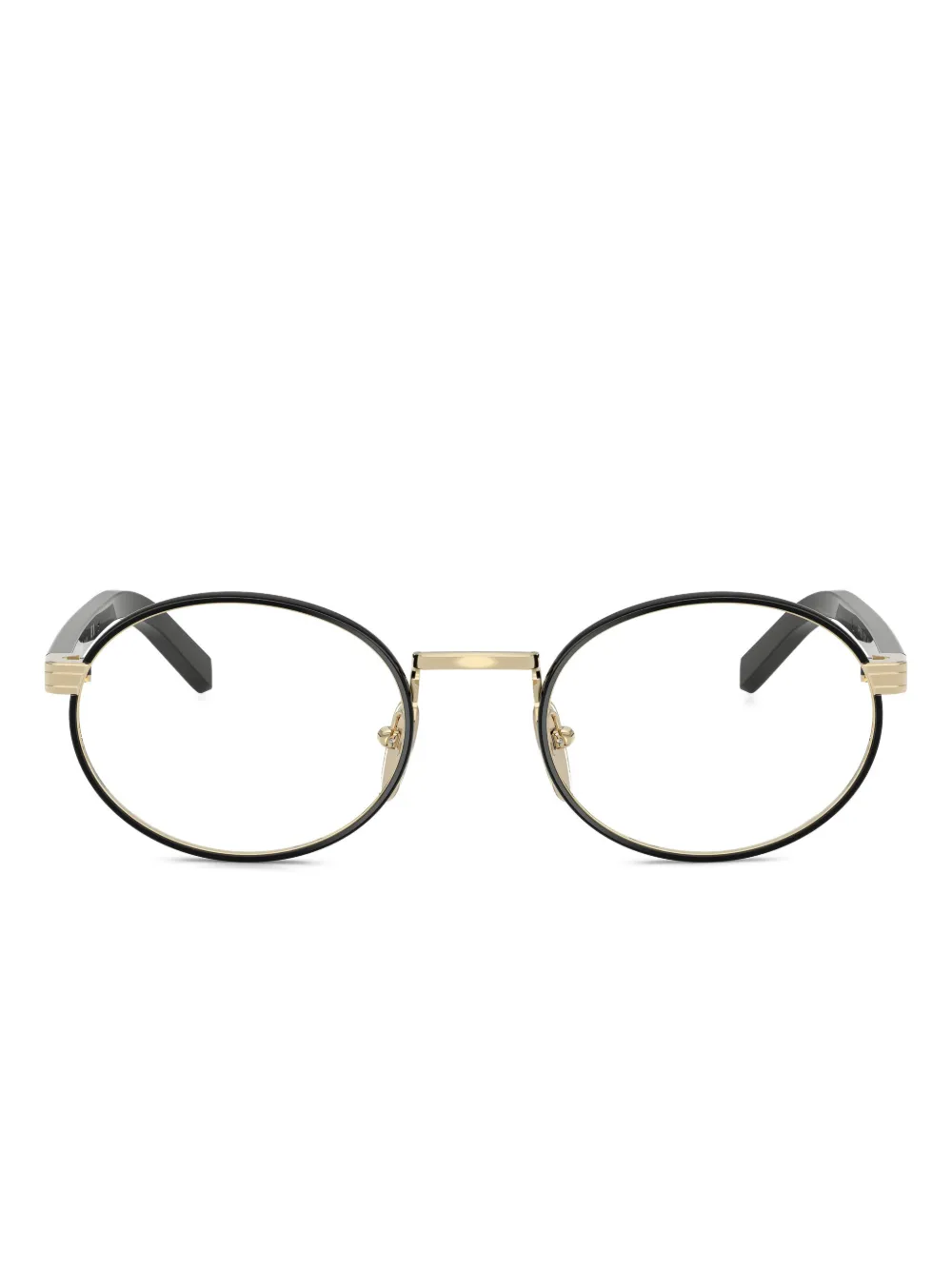 Prada Eyewear round-frame glasses | Black | Image 1