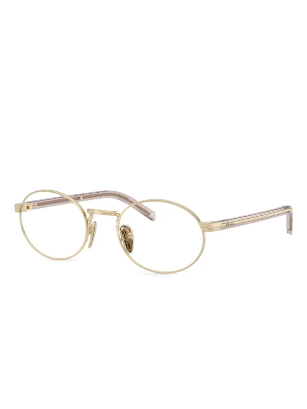 Prada Eyewear PRB55V オーバル眼鏡フレーム | パープル Prada Eyewear PRB55V オーバル眼鏡フレーム | パープル