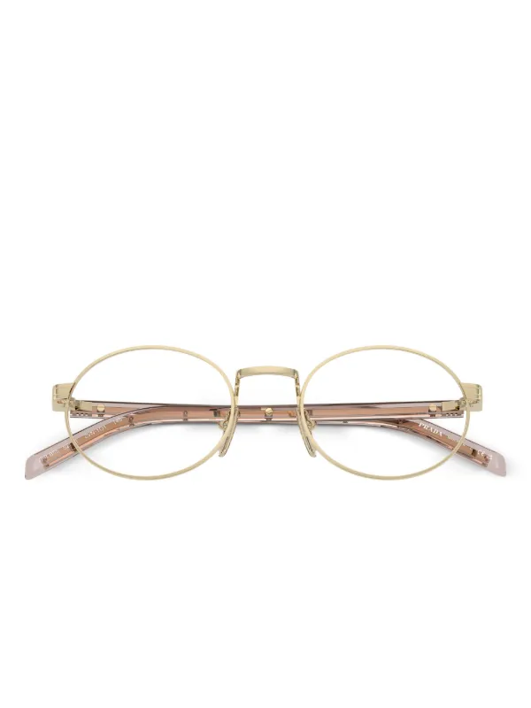 Prada Eyewear PRB55V オーバル眼鏡フレーム | パープル Prada Eyewear PRB55V オーバル眼鏡フレーム | パープル