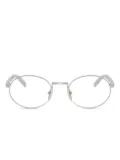 Prada Eyewear PRB55V oval-frame glasses - Silver
