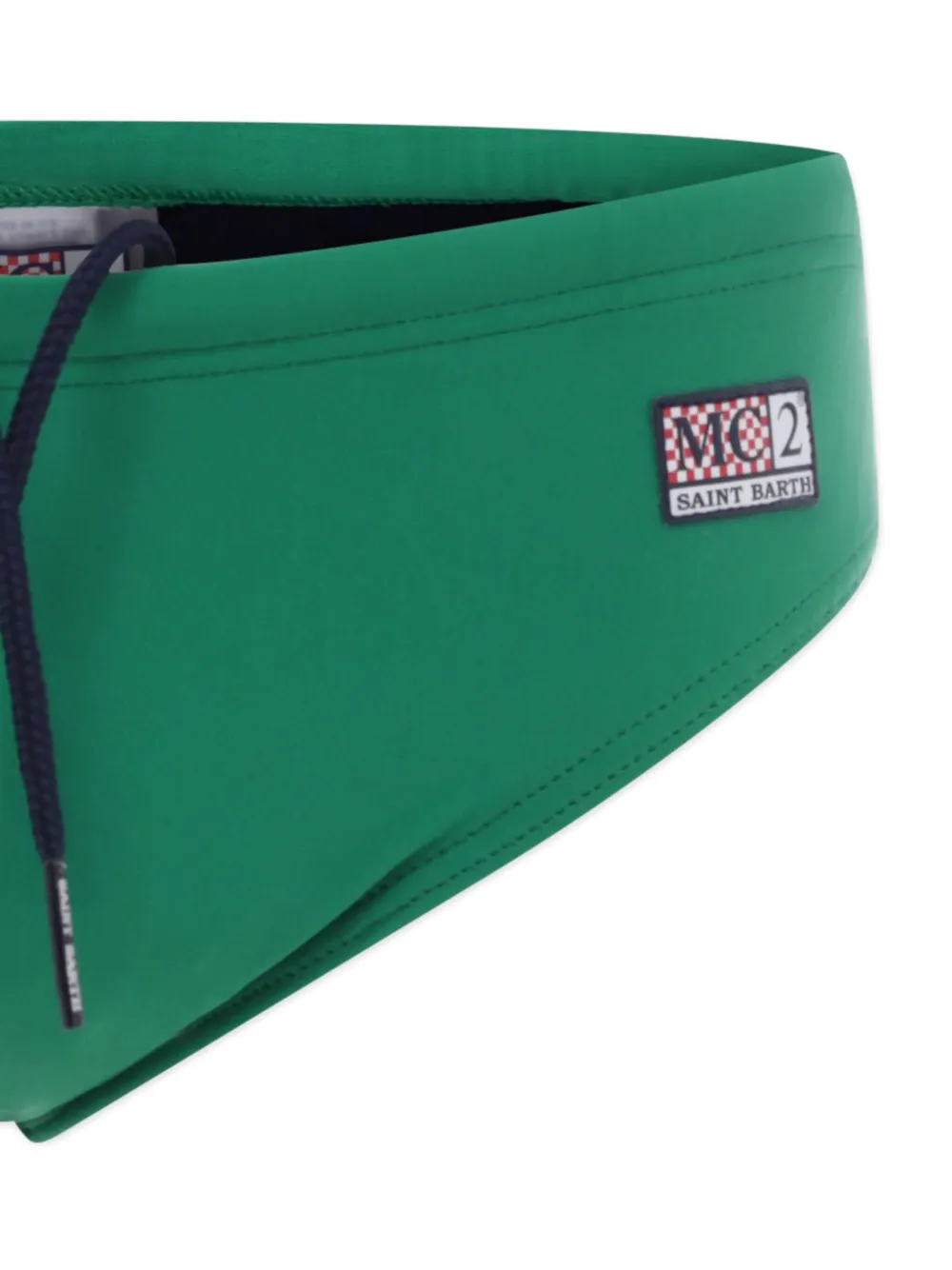 MC2 Saint Barth Kids Zwembroek met logo Groen