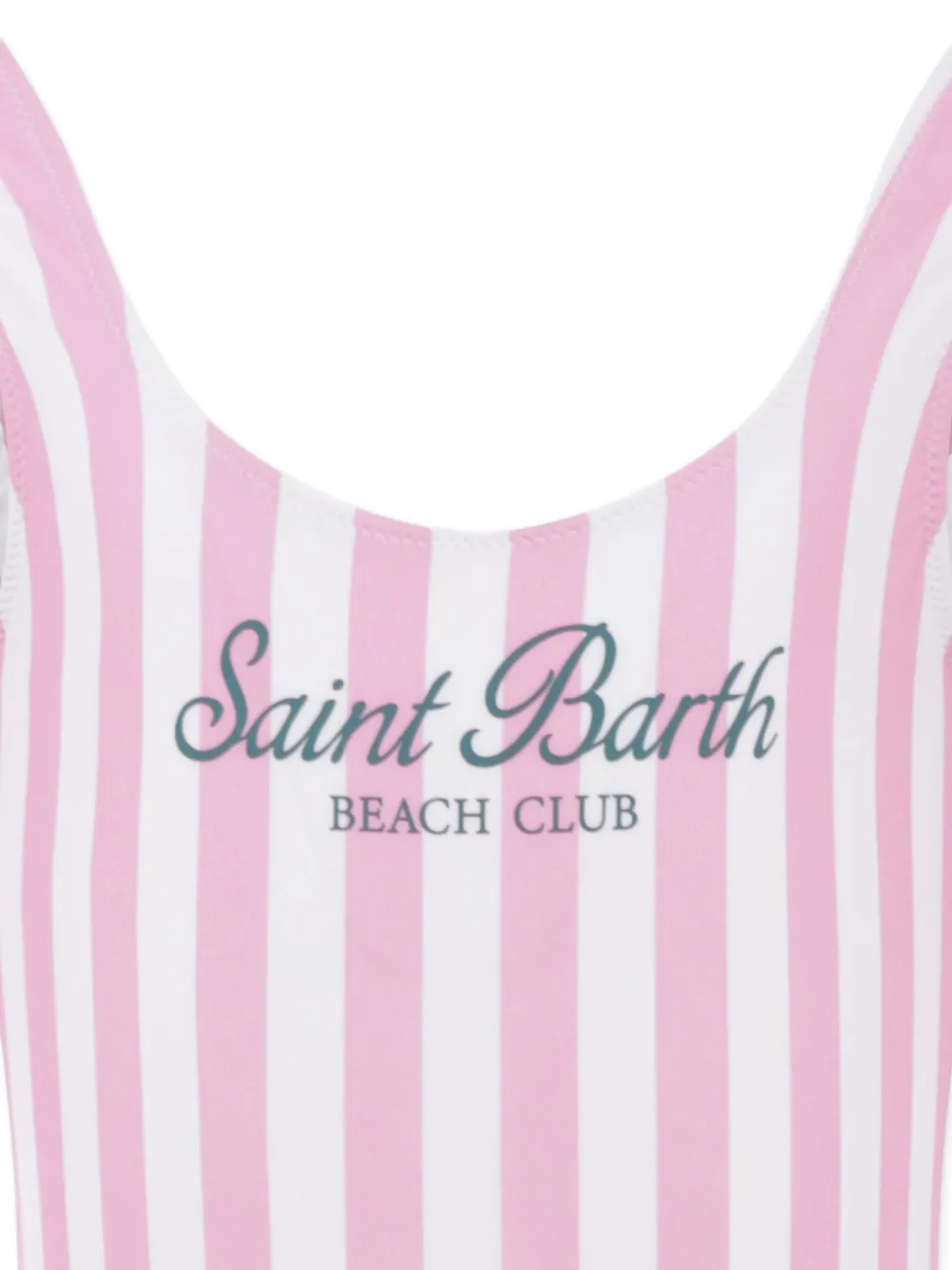 MC2 Saint Barth Kids Gestreept badpak Roze