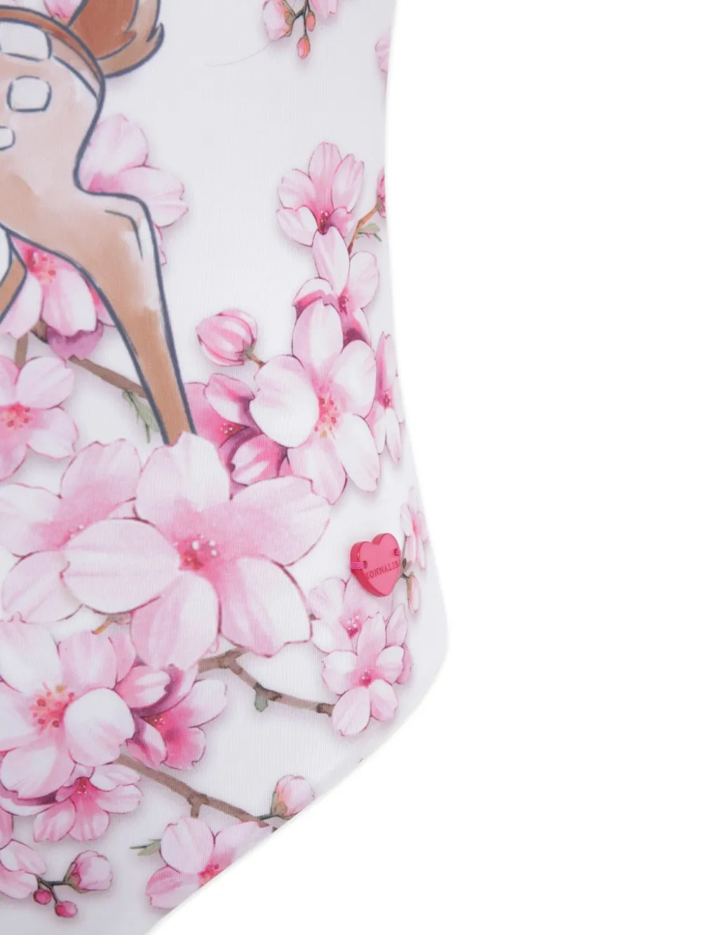 Monnalisa Badpak met Bambi-print Wit