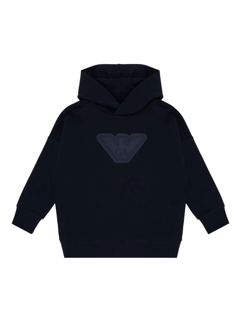 Emporio Ar i Kids Katoenen hoodie Blauw