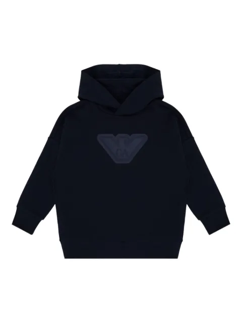 Emporio Armani Kids Moletom de algodão com capuz