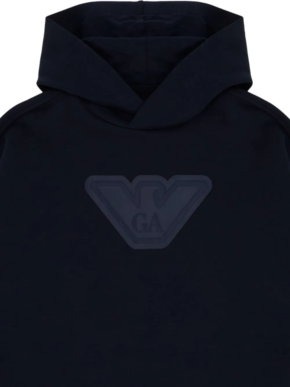 Emporio Armani Kids Katoenen hoodie Blauw