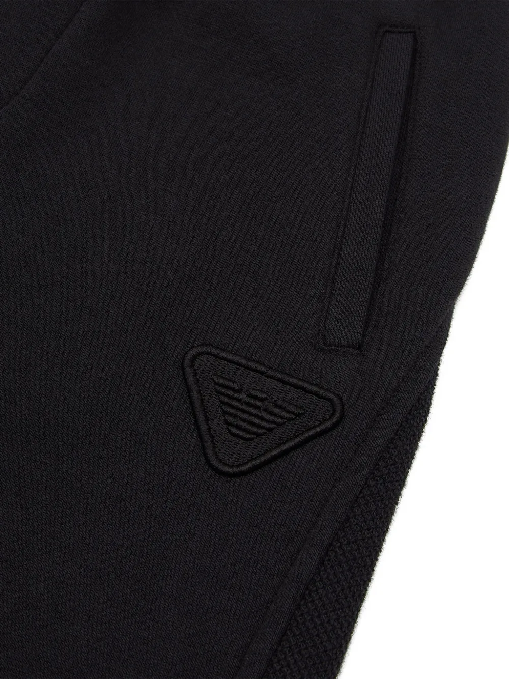 Emporio Armani Kids Trainingsbroek met logo-applicatie Blauw