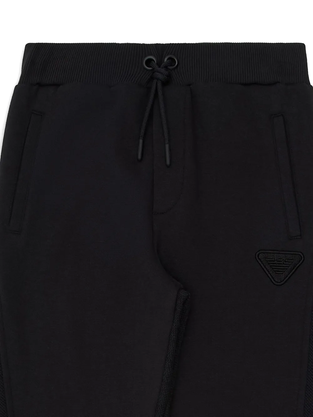 Emporio Armani Kids Trainingsbroek met logo-applicatie Blauw