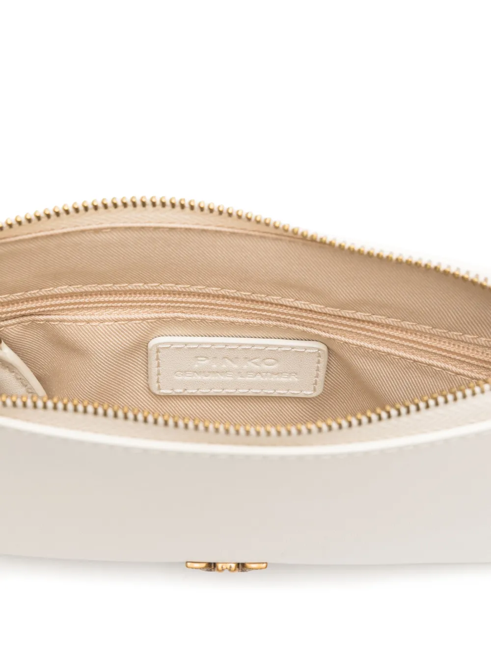 PINKO Horizontal kleine clutch Wit