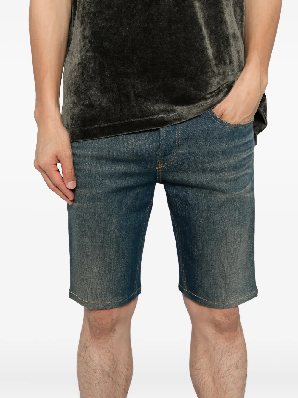 Gucci Denim shorts Blauw