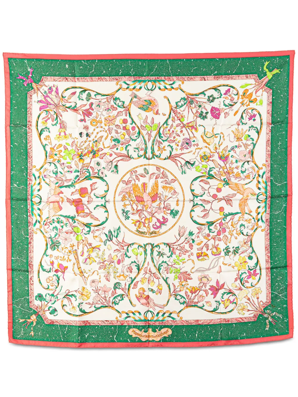 Hermès Pre-Owned 20th Century Pierres D Orient Et D Occident シルク スカーフ Hermès Pre-Owned 20th Century Pierres D Orient Et D Occident シルク スカーフ