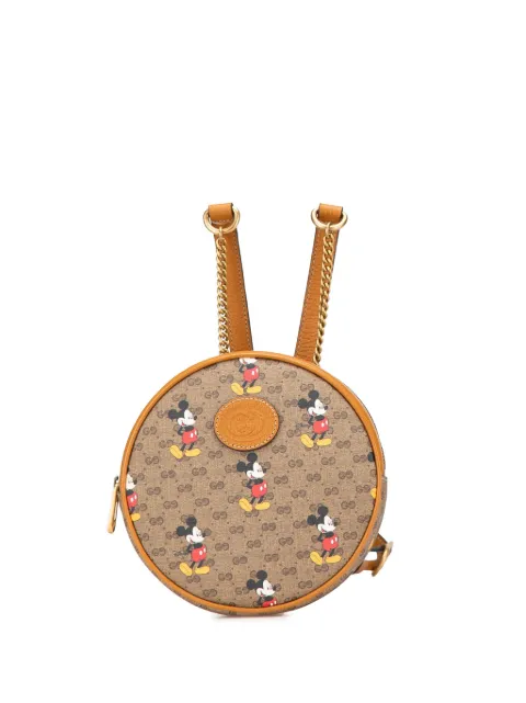 Gucci Pre-Owned 2016-2024 Disney Micro GG Supreme Round Mickey Mouse backpack