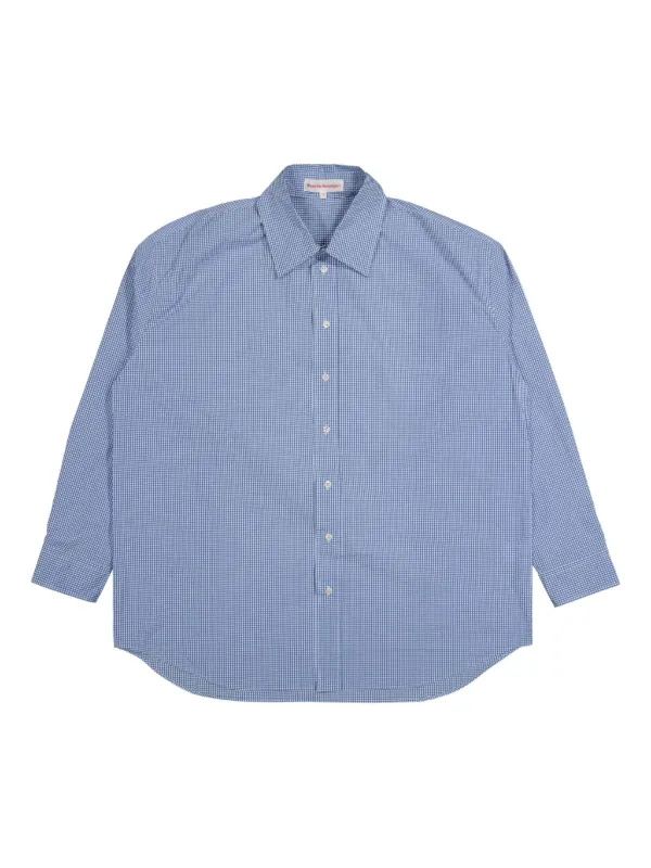 Walter Van Beirendonck Maxi Shirt in Blue