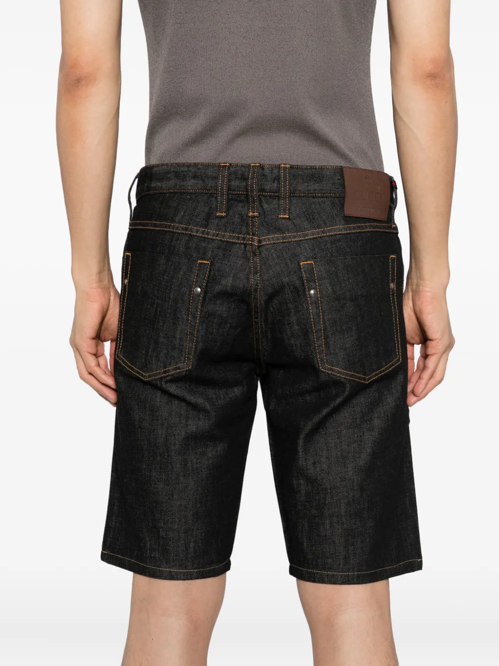 Gucci Denim shorts Zwart