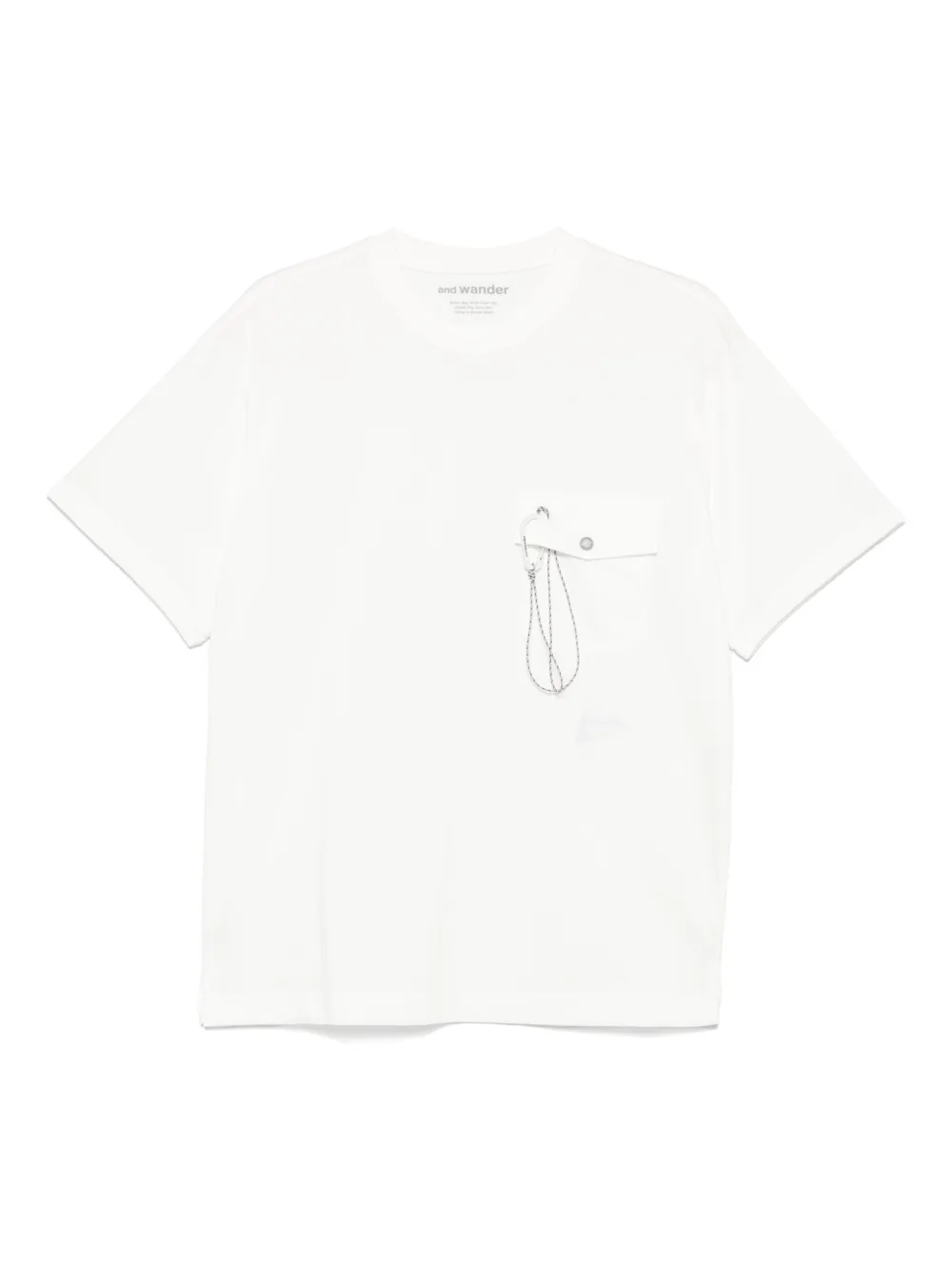 and Wander ロゴ Tシャツ - ホワイト and Wander ロゴ Tシャツ - ホワイト
