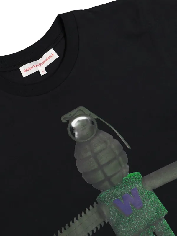 Walter Van Beirendonck Terror Toy 1 Micro Tシャツ | ブラック