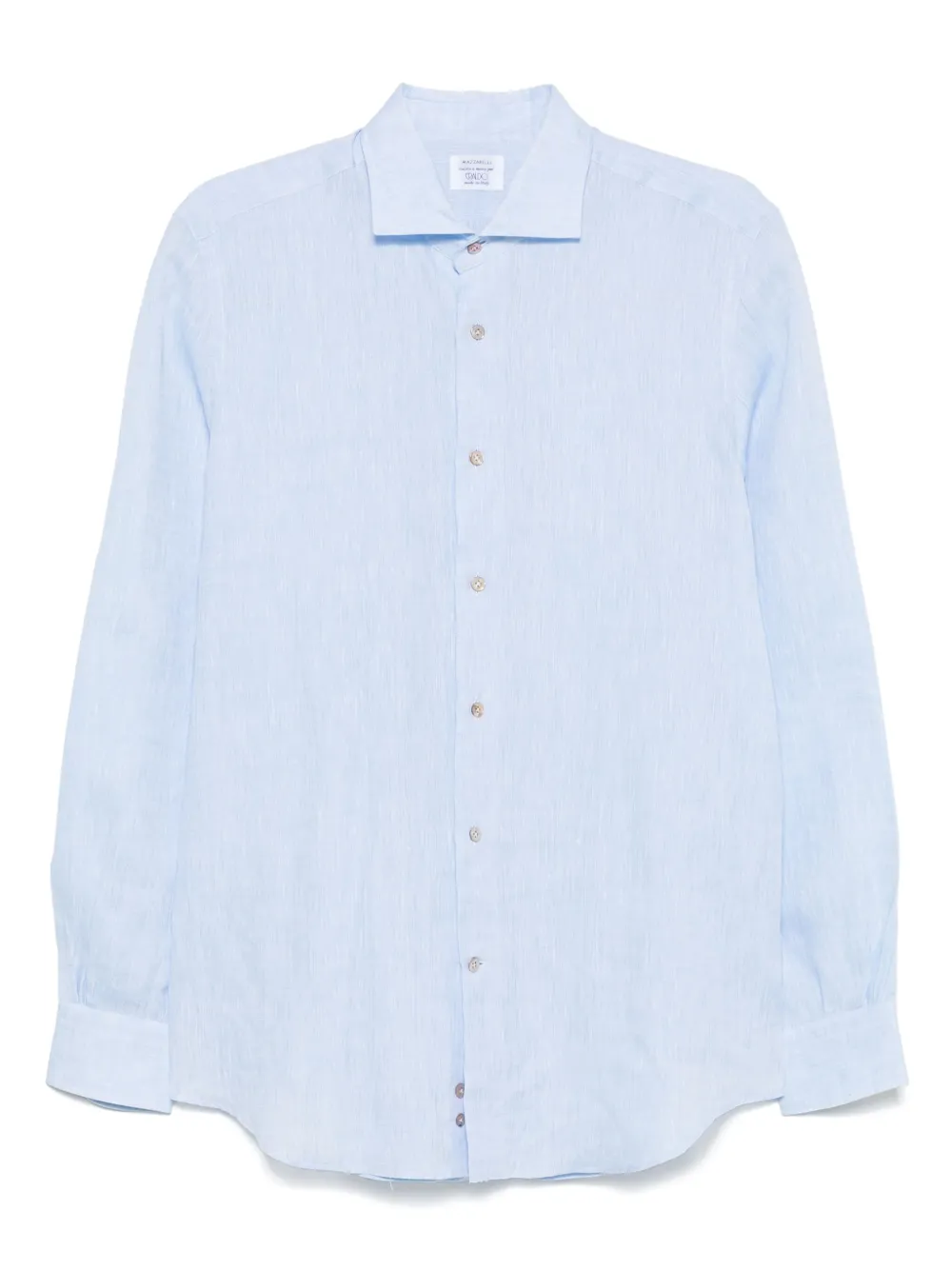 Mazzarelli camisa de lino | azul | Image 1