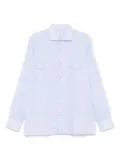 Mazzarelli linen shirt - Blue