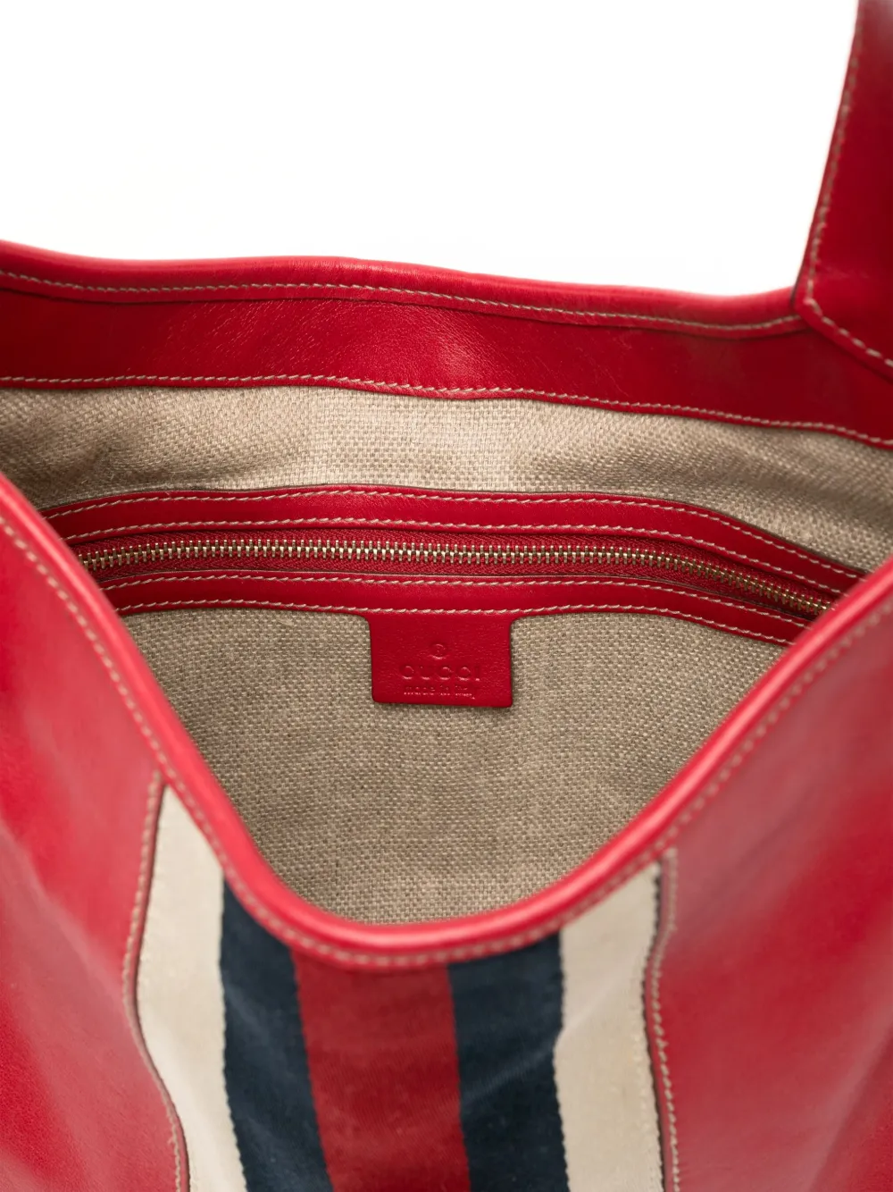 Pre-owned Gucci Jackie Shoulder Bag In Red