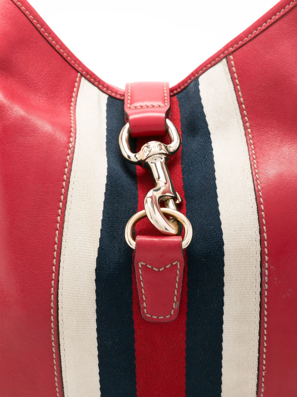 Pre-owned Gucci Jackie Shoulder Bag In Red