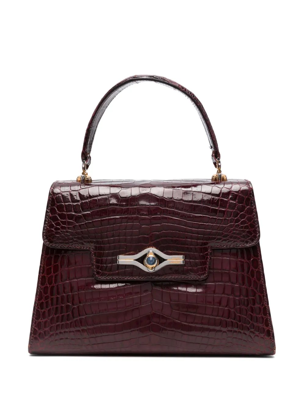 Gucci Pre-Owned Borsa tote con effetto coccodrillo goffrato - Rosso