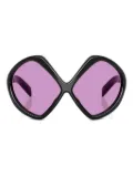Prada Eyewear oversized-frame sunglasses - Black