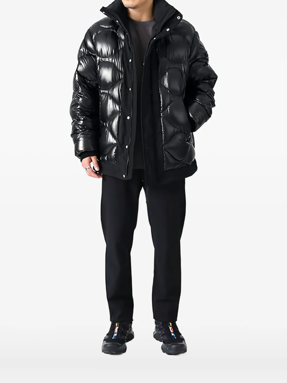 Tatras Bubble-quilted Padded Jacket In Black