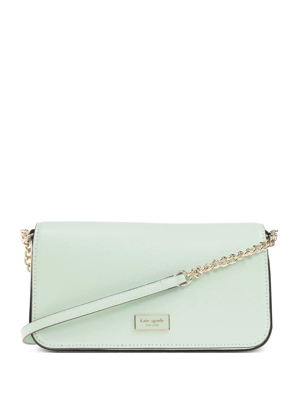Kate Spade ロゴプレート ショルダーバッグ - グリーン Kate Spade ロゴプレート ショルダーバッグ - グリーン