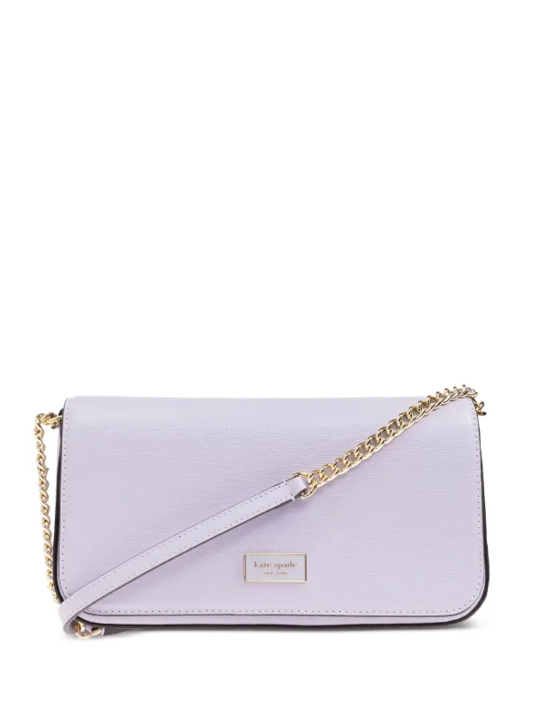 Kate Spade logo-plaque Crossbody Bag Purple FARFETCH ID