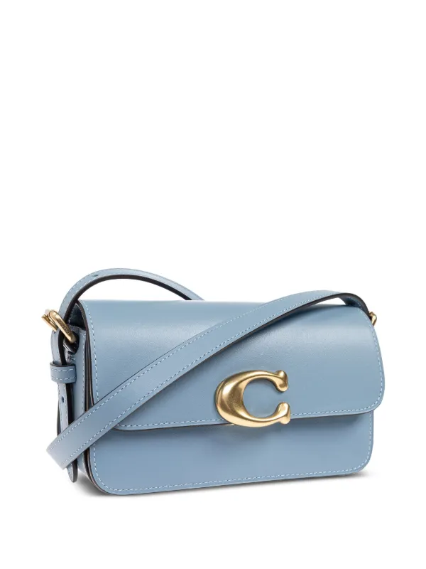 Coach logo-plaque Shoulder Bag | Blue | FARFETCH