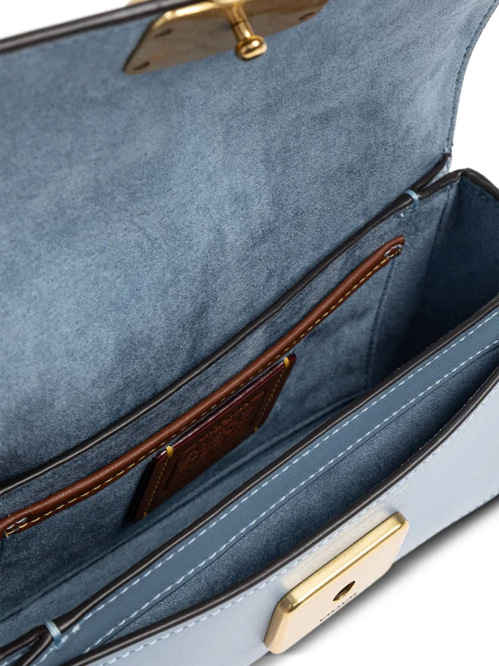 Coach Borsa a spalla con placca logo | Image 6